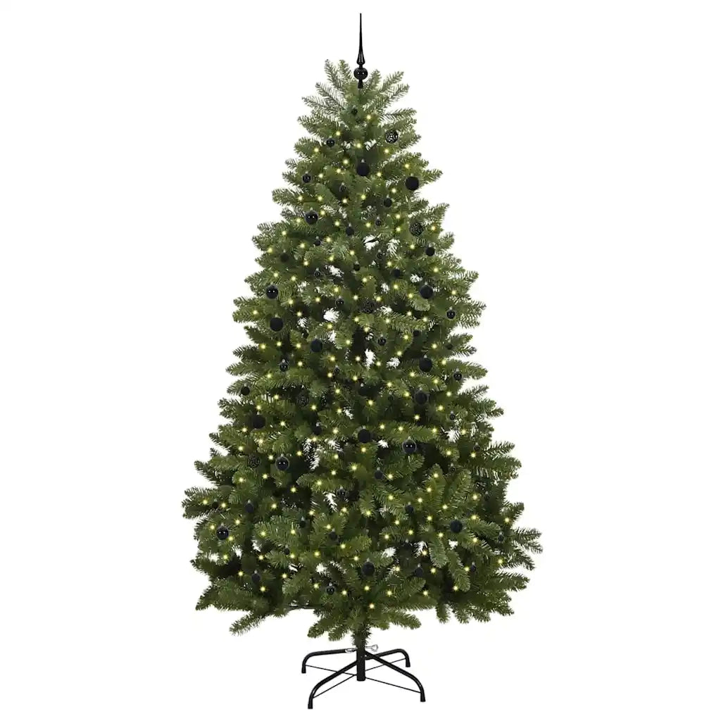 Albero di Natale artificiale 300 cm 300 LED Bianco caldo Verde 3395722