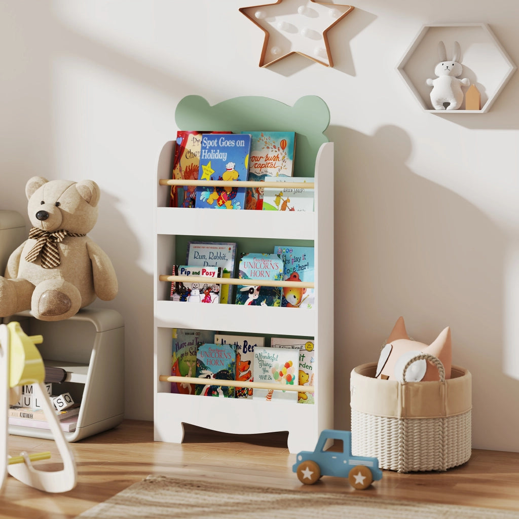 Libreria per bambini ¨C Minimal ¨C verde 3 livelli