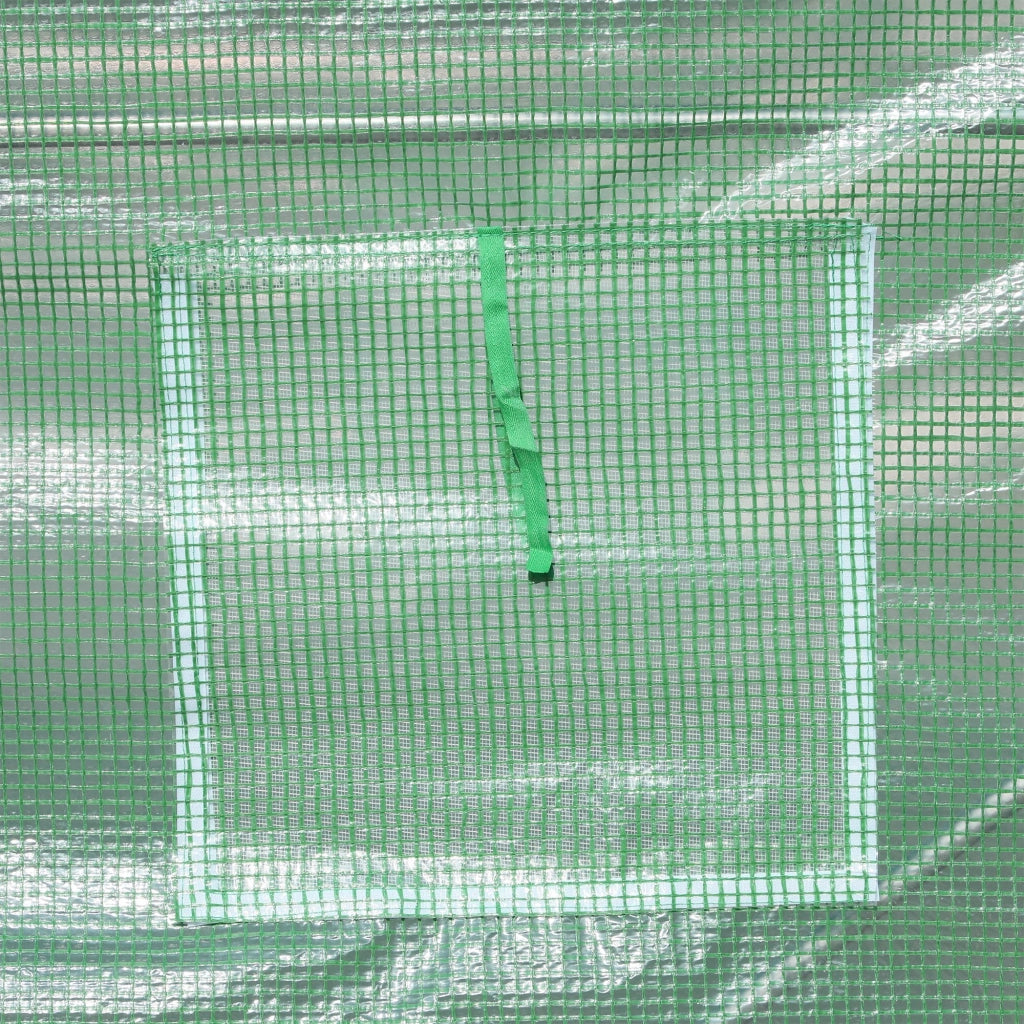 SERRA 500x200x205 cm in acciaio e PE verde