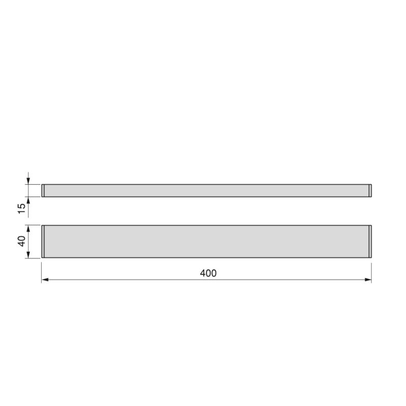 Kit di contenitori per cassetto da cucina con base Recycle altezza 266 mm, 2x15 lt, 2x7 lt, modulo 900 mm, Grigio antr..