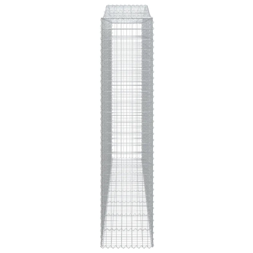 Cesti Gabbioni ad Arco 7 pz 400x50x220/240 cm Ferro Zincato 3146039