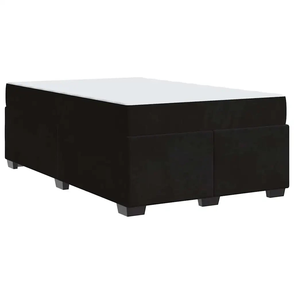 Struttura del letto con materasso Nero 120 x 190 cm Tessuto 3399280