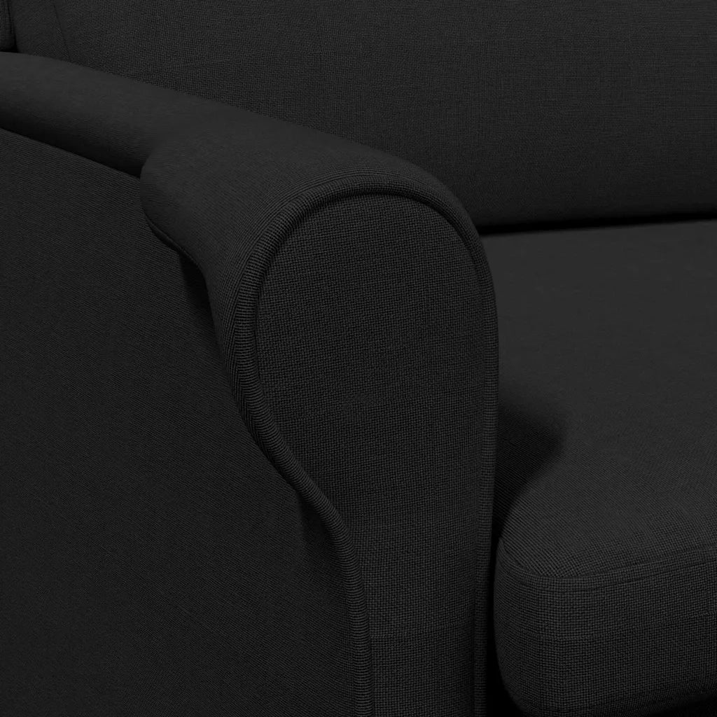 Poltrona | Sedia Relax Nero Tessuto