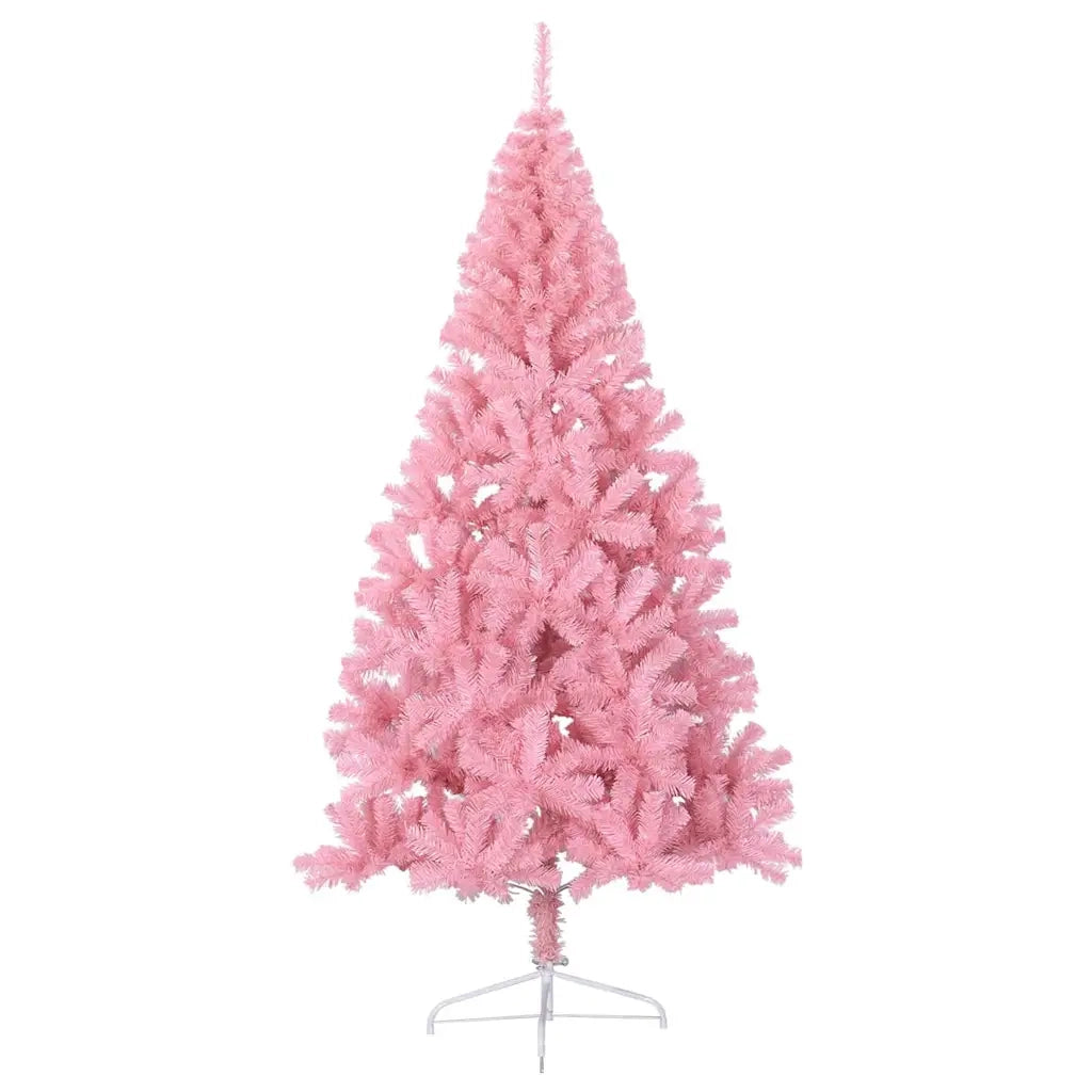 Albero di Natale artificiale con luci integrate Rosa 210 cm PVC 3397094