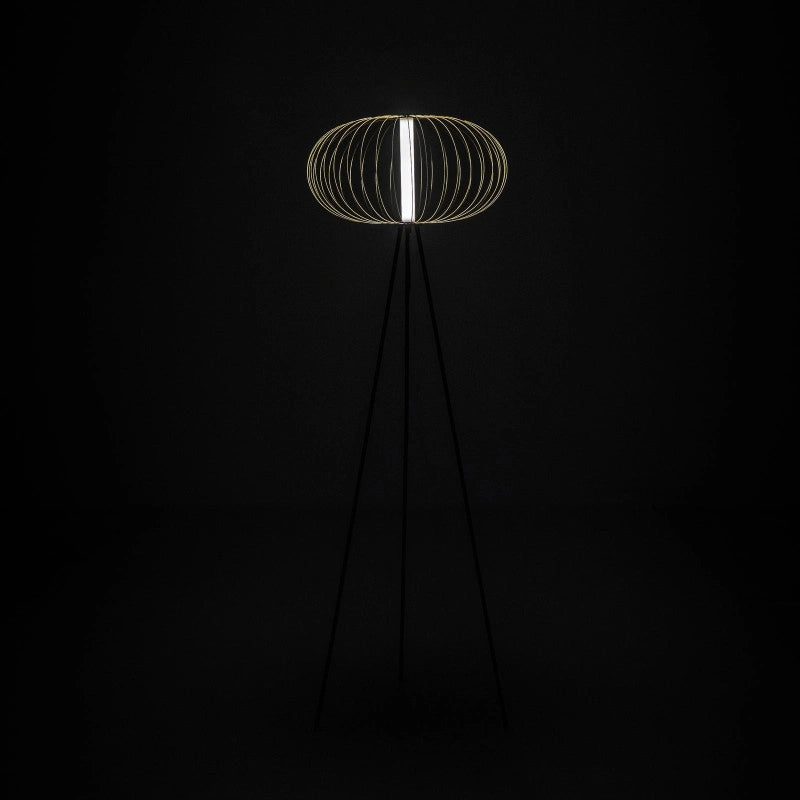 Lampada da terra LED Mizar 50cm X 50cm H 150cm Stones