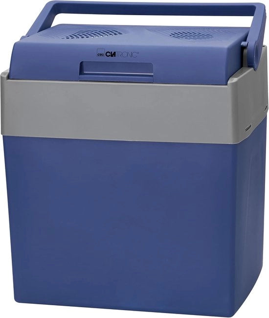 Cassa di raffreddamento portatile - ideale per auto e campeggio - 30 litri - blu