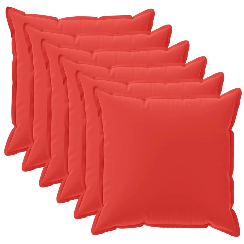 Cuscino con cuscino HOUTEN 6 pz Rosso Poliestere 932002