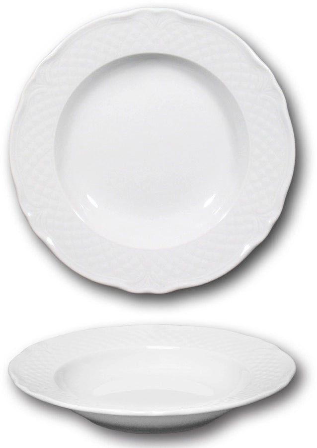 MALAGA PIATTO FONDO 23CM BIANCO