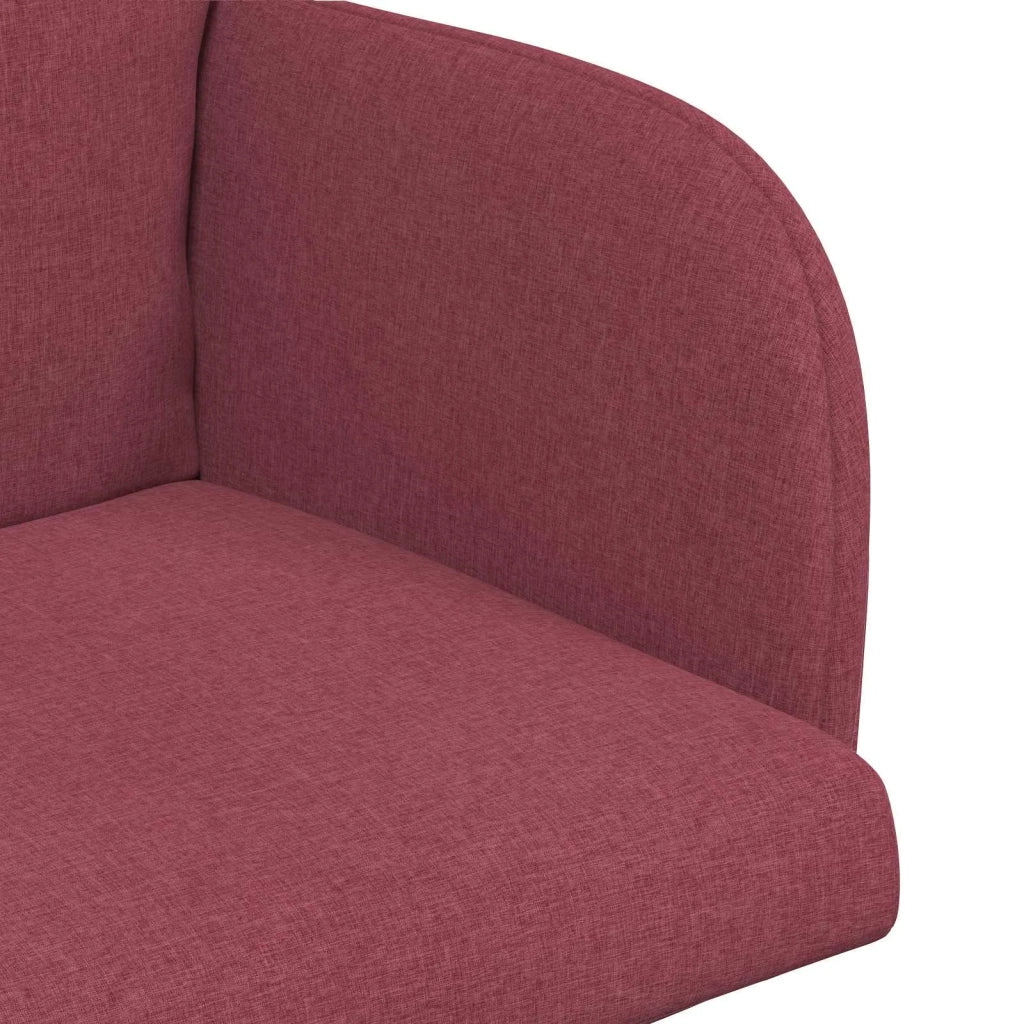 Sedie da pranzo 2 pz Tessuto Rosso Vino 60 x 56 x 93 cm 42034361