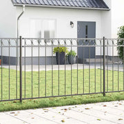 Elemento Recinzione Assen Grigio 170 x 130 cm Acciaio 42003908
