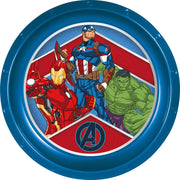 Piatto Piano in plastica Avengers Marvel