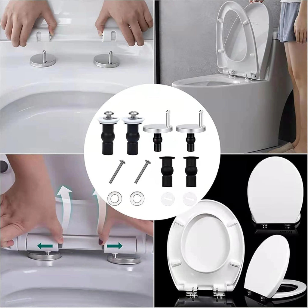 Kit viti per cerniere del sedile WC, 4 pezzi