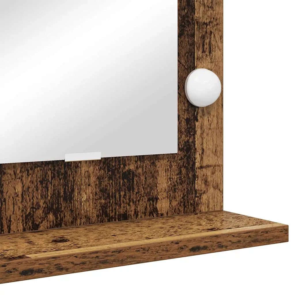 Specchio da Vanit¨¤ Rettangolare Legno vecchio 80 x 55 x 18 cm
