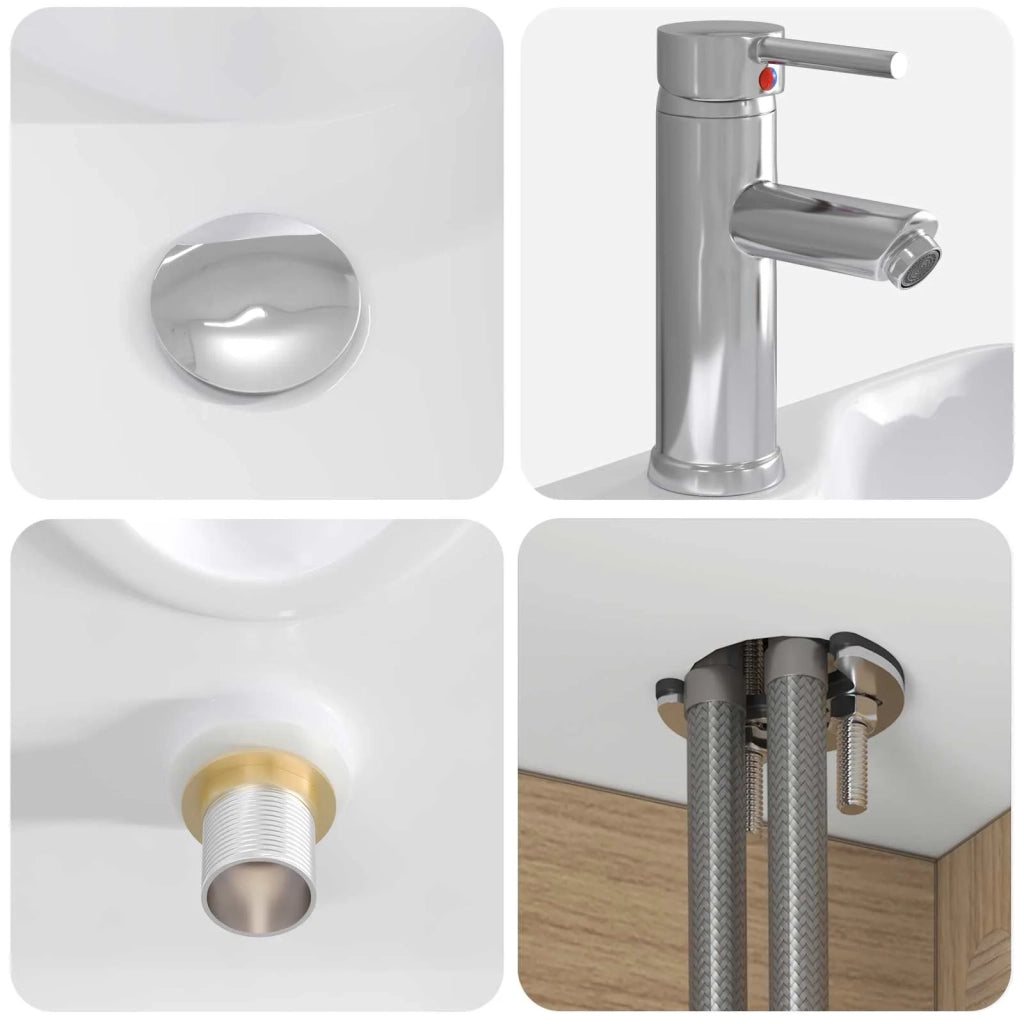 Set di Armadi da Bagno 5 pz Rovere Artigianale 3406414