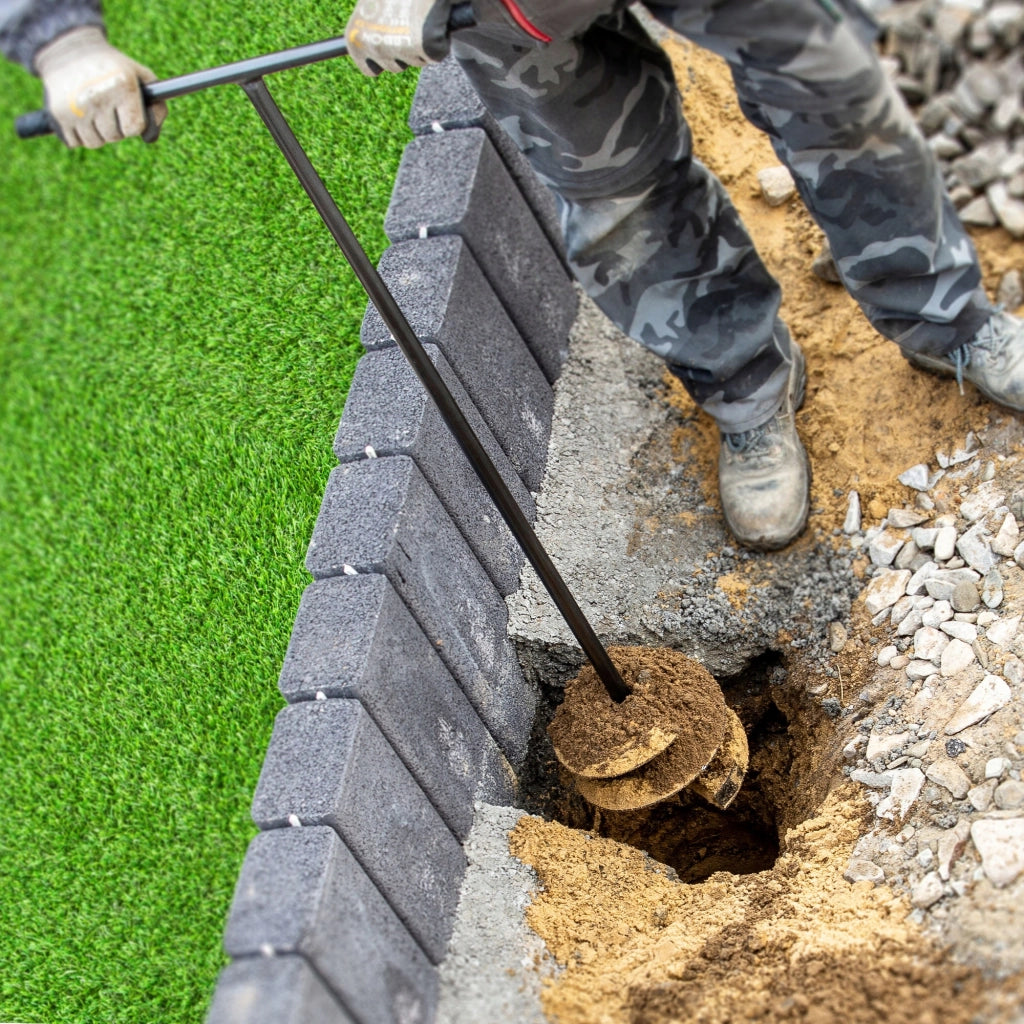 Trivella manuale per terreno KADAX da 80 mm, robusta.