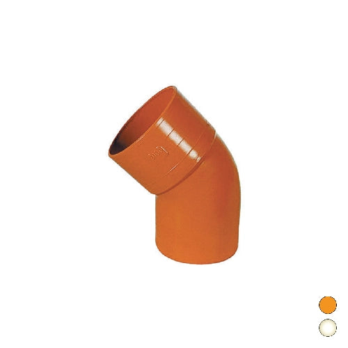 CURVA 45  ° IN PVC- Diam. 40- ESCLU- pezzi 1