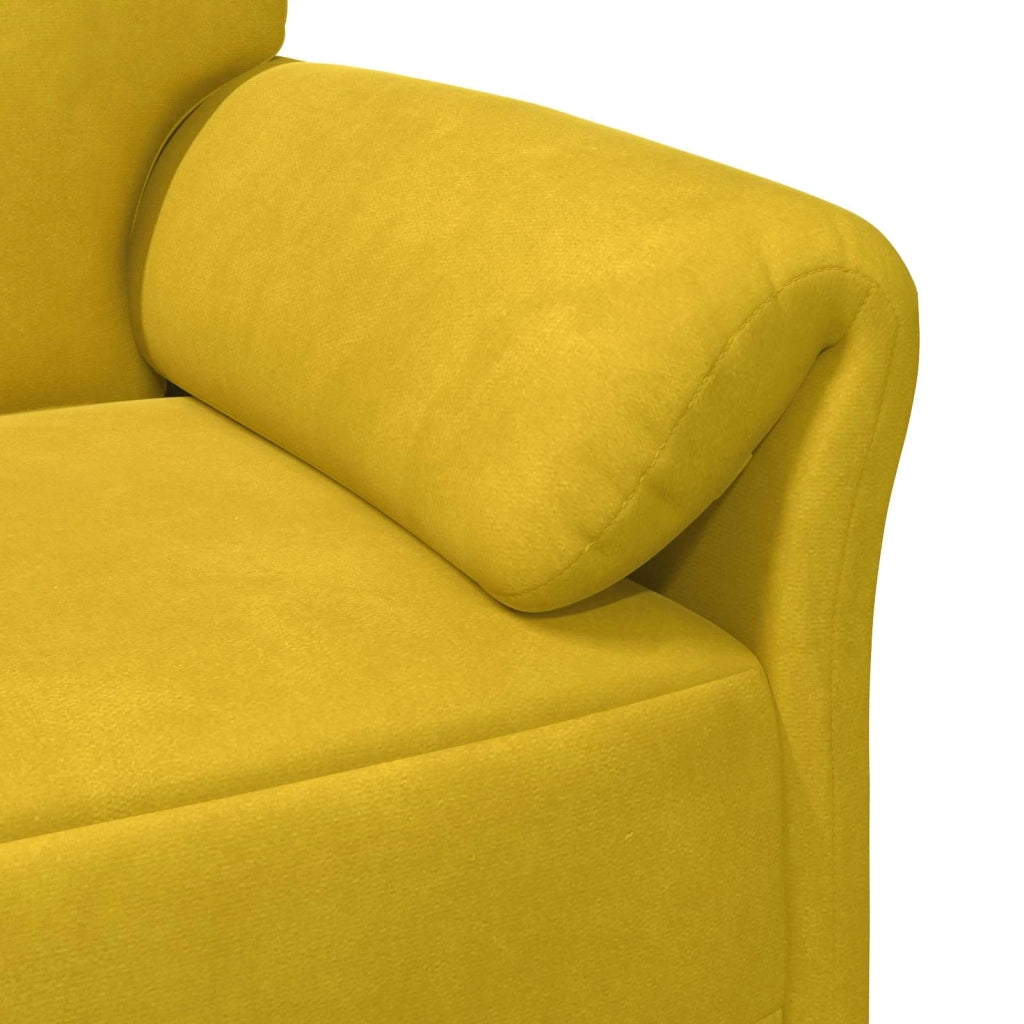 Set di divani 2 pz Giallo Velluto 3424920
