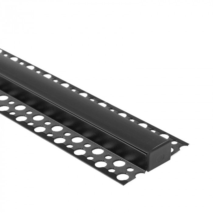 Ecolight Profilo LED GNS02 superficie nero diffusore 2m
