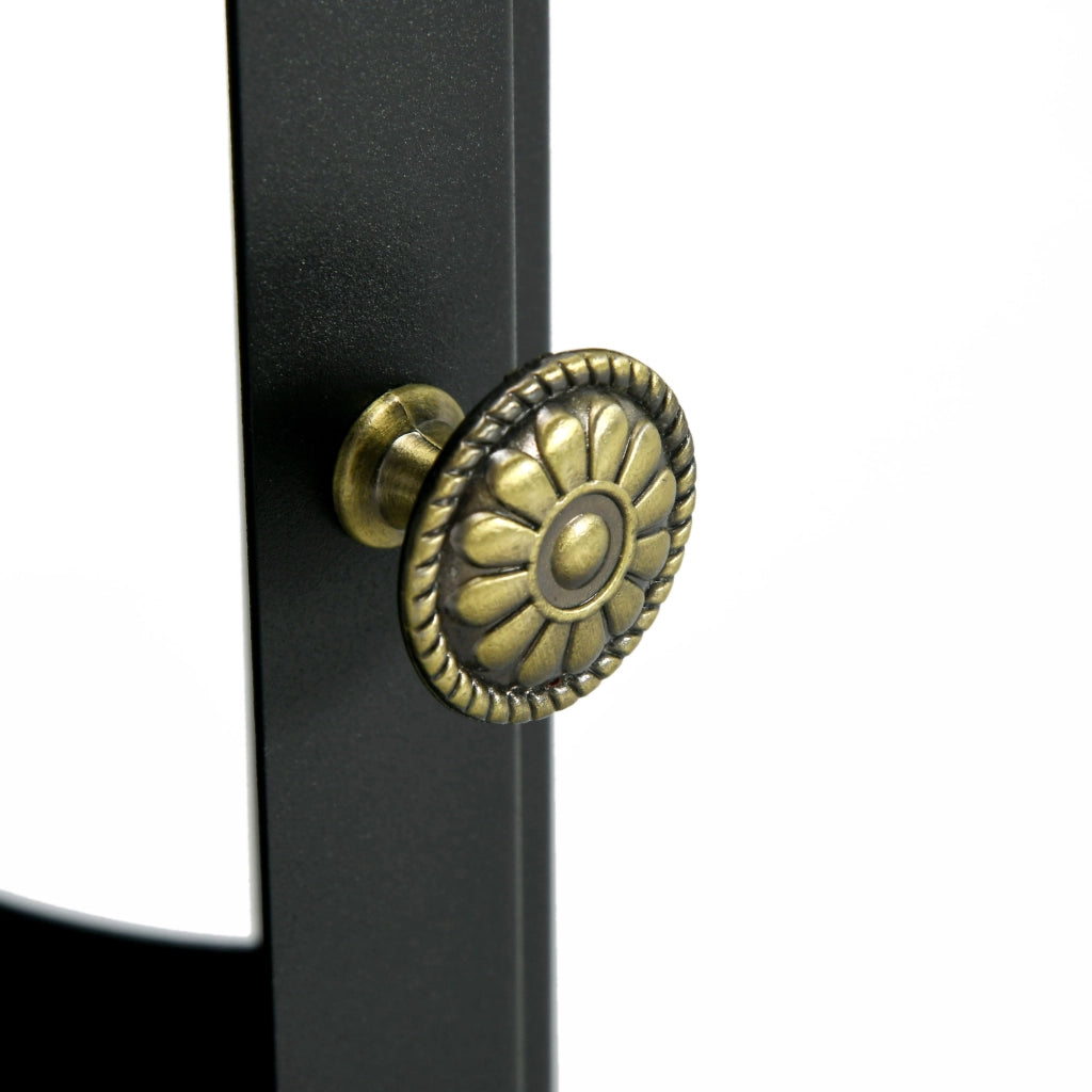 Tavolino camino ¨C Minimal ¨C nero 39x26x54 cm