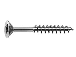 VITI PANEL-VIT PF TESTA SVASATA PIANA ACCIAIO CHROMITING- - ø mm.5x80 filetto mm.70 - 200 pezzi MUSTAD