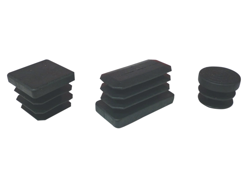 BL PUNTALE ALETTATO TONDO 18 MM NERO 10 PZ- 6,0 blister