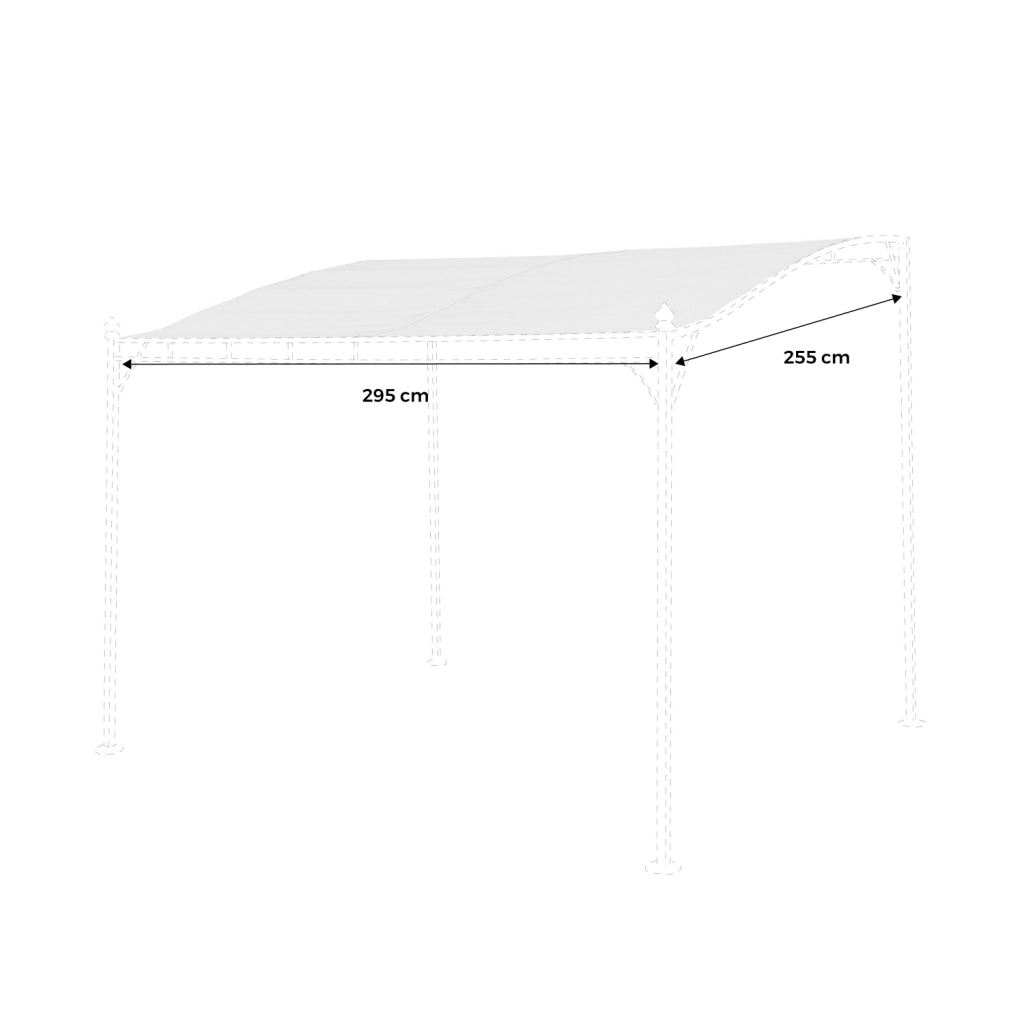 Copertura per pergola 3x2,5m, talpa