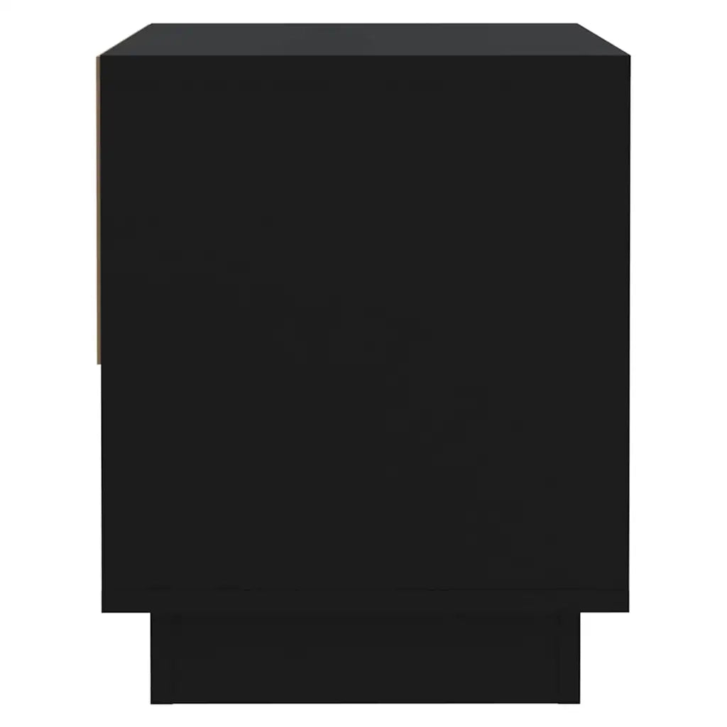 Comodino Nero 45x34x44 cm in Truciolato 809514