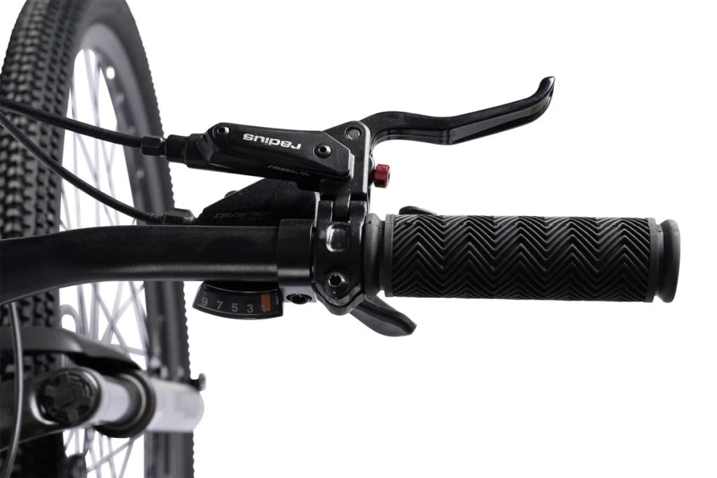 Bici MTB Hardtail 29", telaio alluminio, forcella 80mm, freni a disco idraulici, cambio Shimano Altus 1x9, gomme all-terrain, uomo 175-190 cm