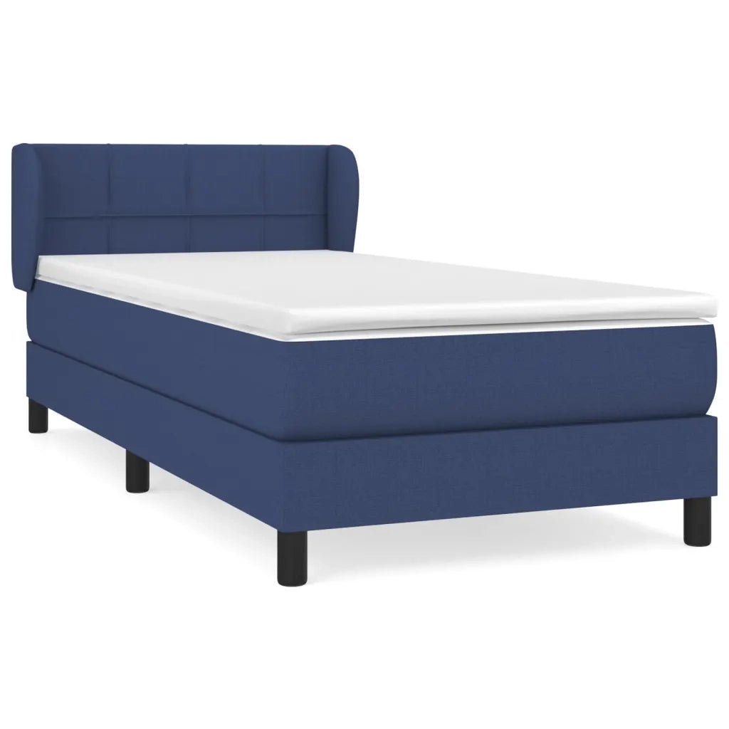 Giroletto a Molle con Materasso Blu 90x190 cm in Tessuto 3126211