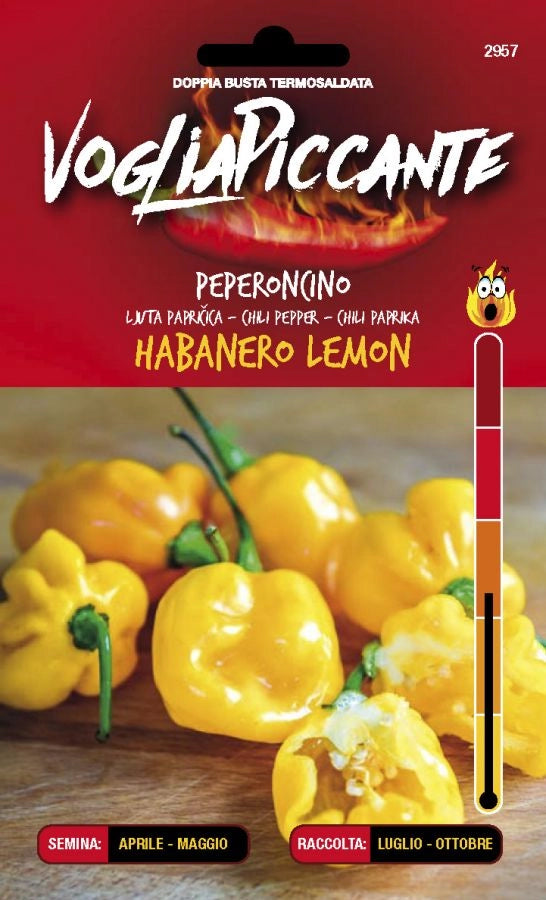 SEMENTI HOT PEPPERS HABANERO LEMON
