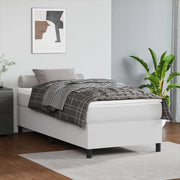 Struttura Letto a Rete a Molle Bianco 90x200 cm in Similpelle 3121024
