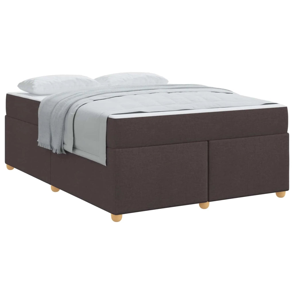 Struttura del letto Marrone Scuro 160 x 200 cm Tessuto 3399366