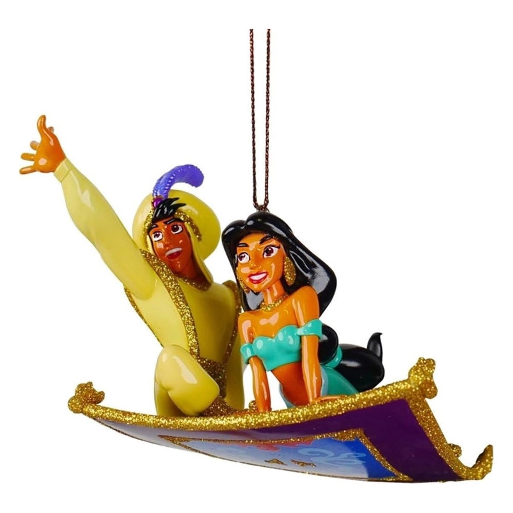 Addobbo natalizio disney aladdin e jasmine sul tappeto kurt s. adler