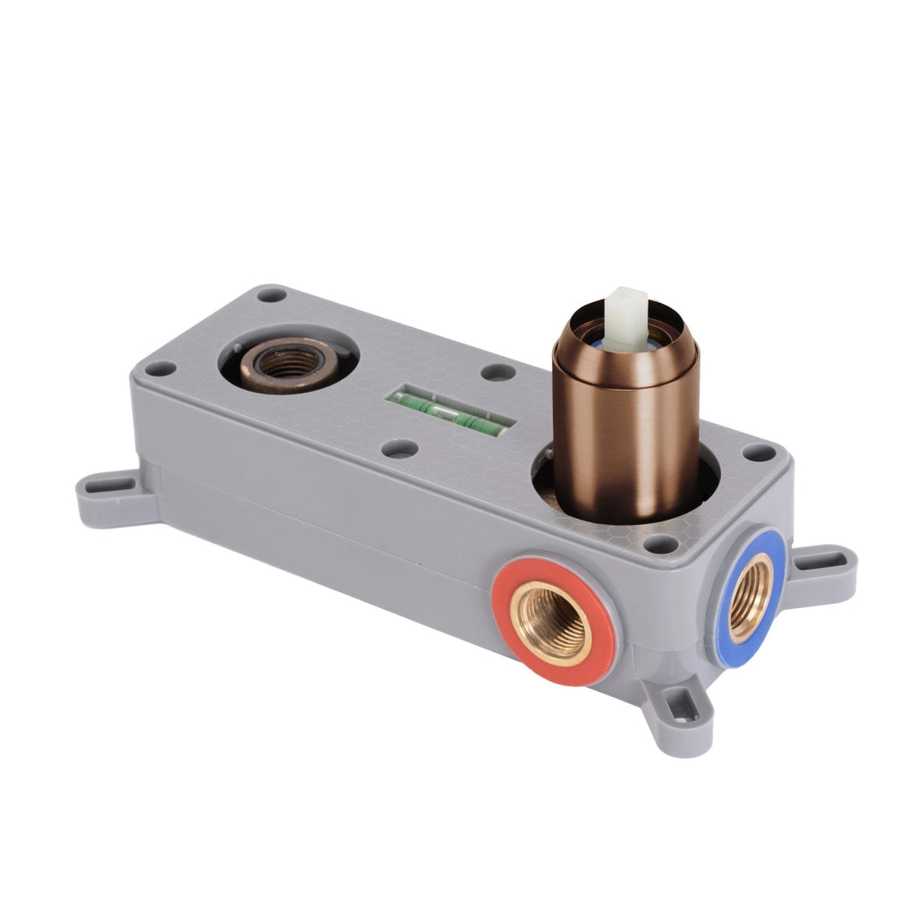Miscelatore Lavabo Da Incasso Rea Vision Brush Copper + Box