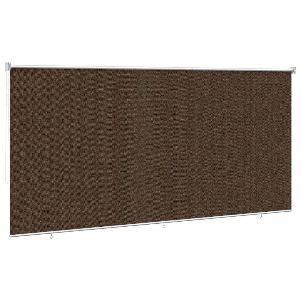 Tenda a Rullo per Esterni 355(L)x230(A) cm Marrone HDPE 312989