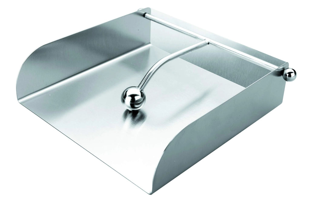 Portatovaglioli classico, in acciaio inossidabile, 17x17 cm, color argento