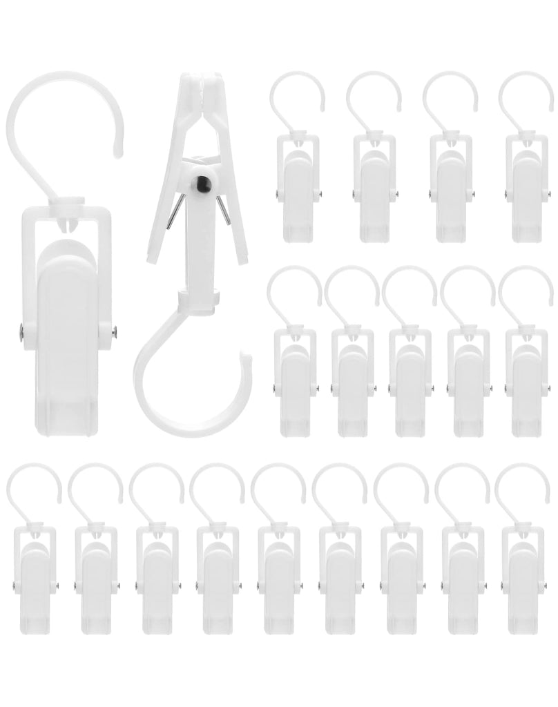 Confezione da 20 clip antiscivolo per appendini, clip per pantaloni, organizer per armadi