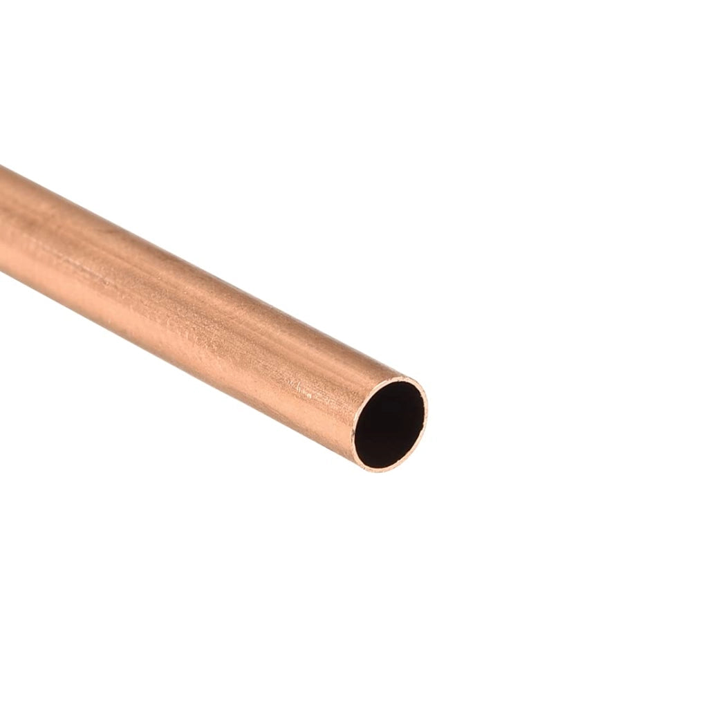 Tubo rotondo, 2 pezzi, in rame, diametro esterno 4 mm, spessore della parete 0,2 mm, lunghezza 300 mm