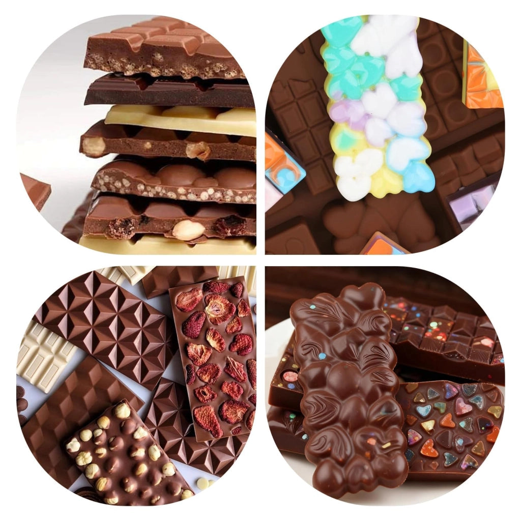 Stampo in silicone per cioccolato, confezione da 12 pezzi, privo di BPA, resistente al calore