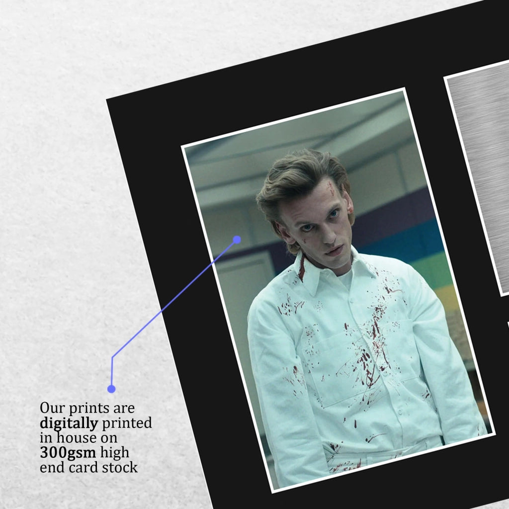Foto A4 di Jamie Campbell Bower – Stampa artistica non incorniciata, con firma