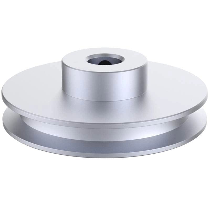 Puleggia da 100 mm, con foro da 16 mm, per cinghie a V di 6 mm