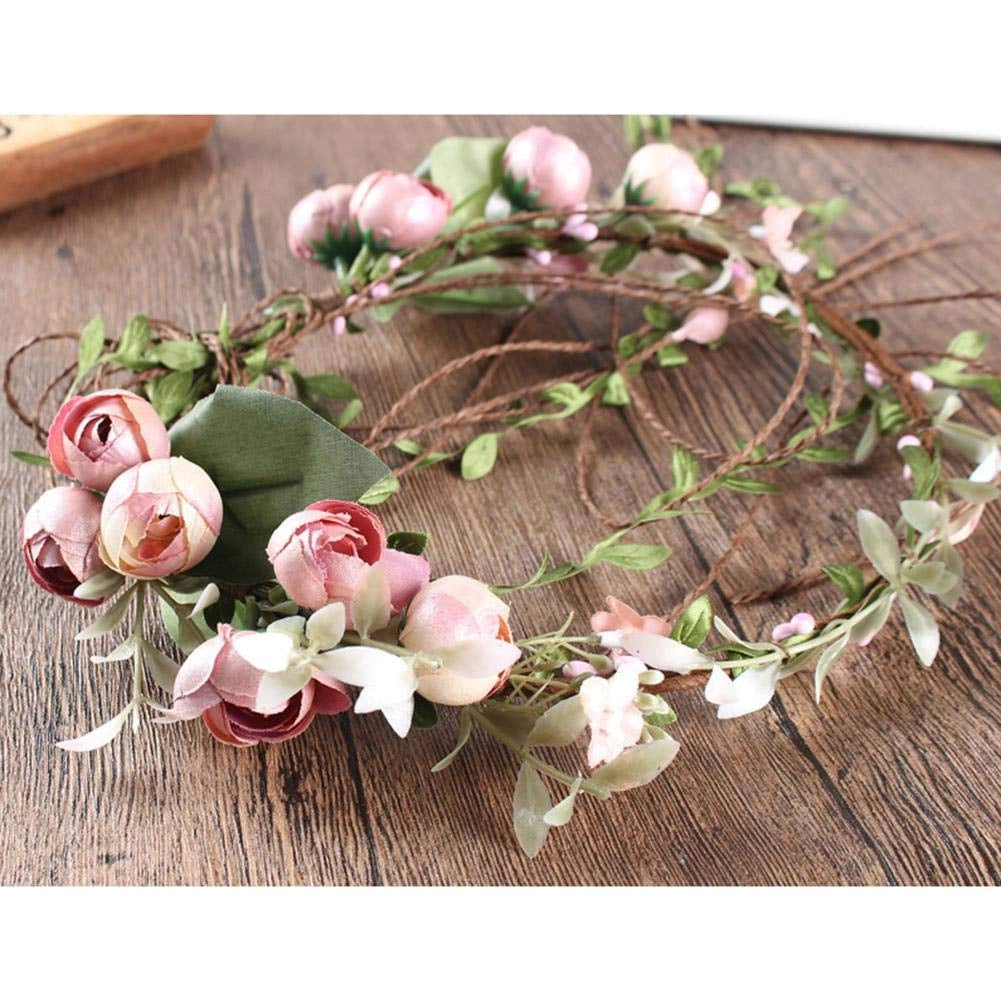 di fiori in tessuto, rosa, confezione singola, ideale per matrimoni e feste