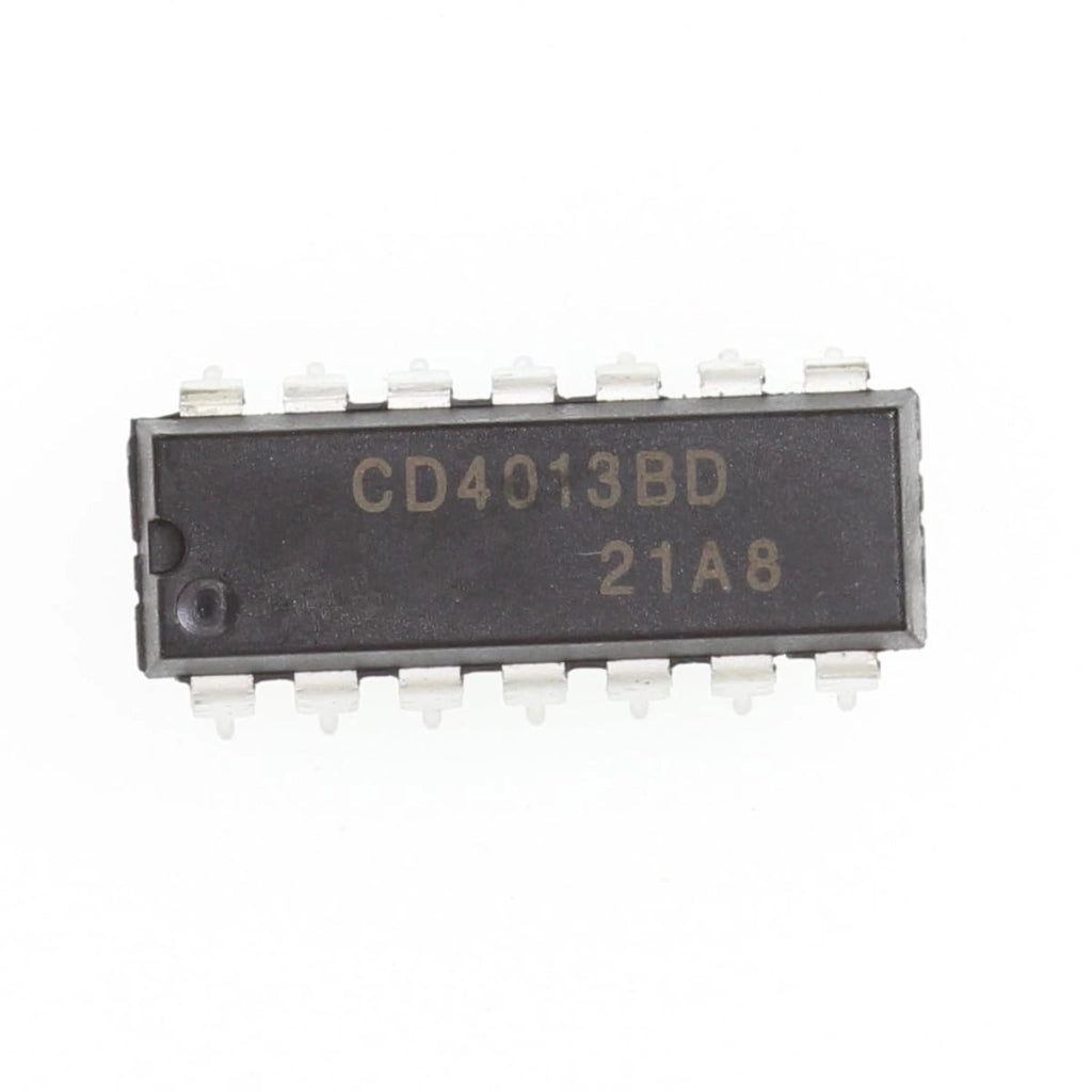 10 unità di circuiti integrati CD4013, contenitore DIP-14