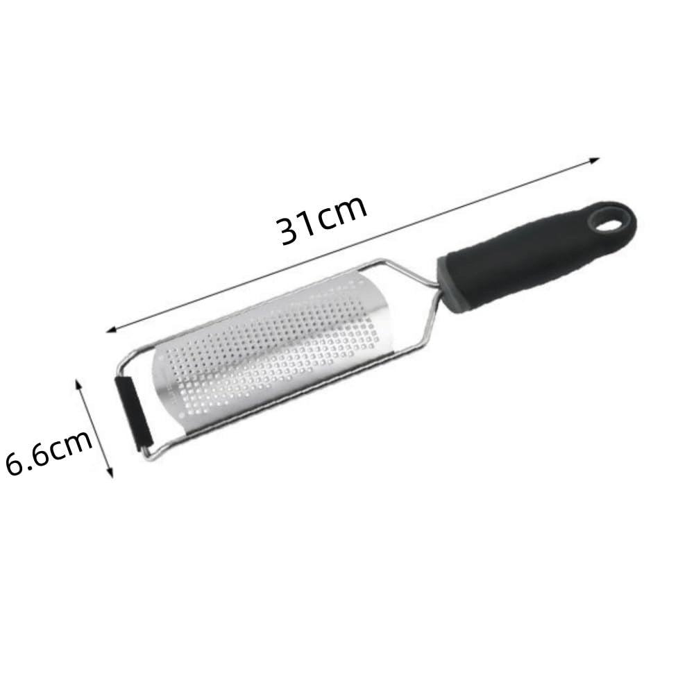 Affettatrice per formaggio in acciaio inossidabile, 31 cm, adatta per formaggi stagionati, verdure e cioccolato