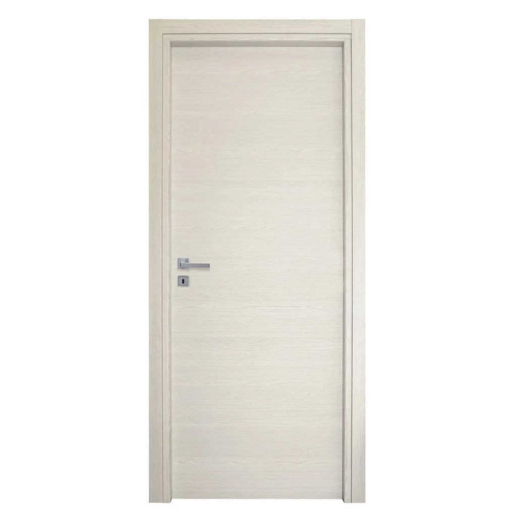 Porta battente TUA modello A colore quarzo 80x210 cm