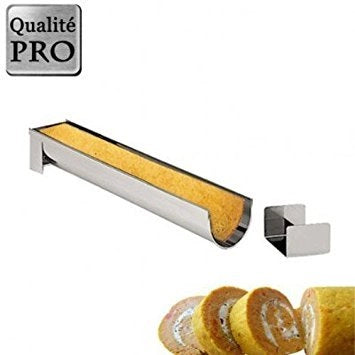 Stampo rotondo, rimovibile, dimensioni 30 x 8 x 6,5 cm, in acciaio inossidabile