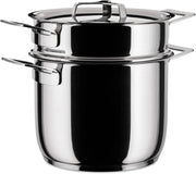 POTS&PANS, Pasta-set in Acciaio, Alessi