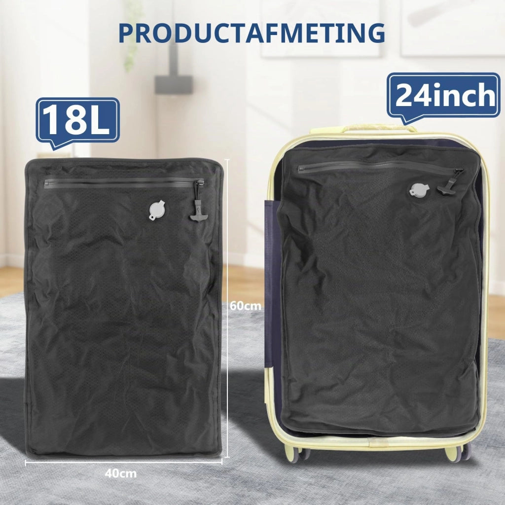 Confezione da 2 sacchetti sottovuoto con pompa, dimensioni 40x60 cm, grado di protezione IP67, riutilizzabili