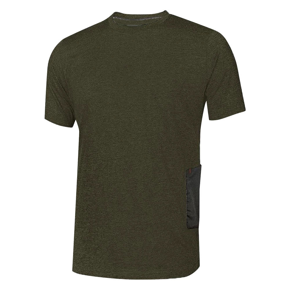 MAGLIA A GIROCOLLO 'ROAD' taglia  L - dark green