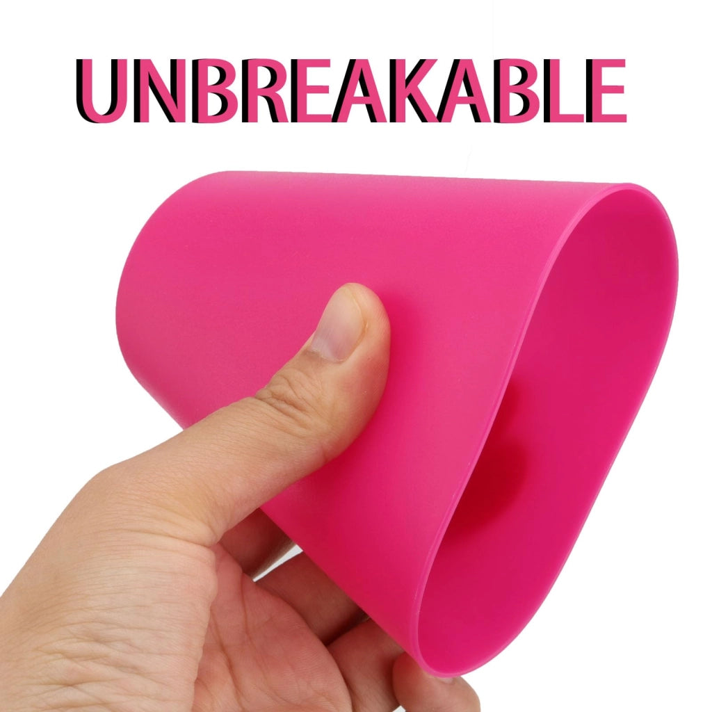 Set di 30 bicchieri in plastica, capacità 260 ml, multicolore, impilabili, riutilizzabili